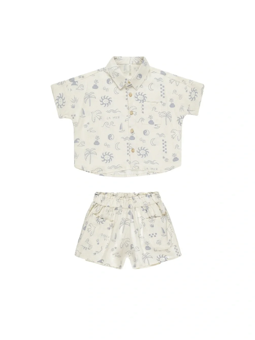 RYLEE + CRU KELLI SET / MEDITERRANEAN size 8-9 years
